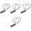 4Pcs 4-Digit Combination Cable Lock For Luggage Bicycles 5