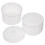 One Set Plastic Nail Art Tweezer Cleaning Tray Soaking Box 9