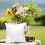 1Pc Wedding Ring Bearer Pillow Ring Holder Cushion For Couples 4