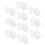 10Pcs Trapezoid Cupcake Cups With Lid 4