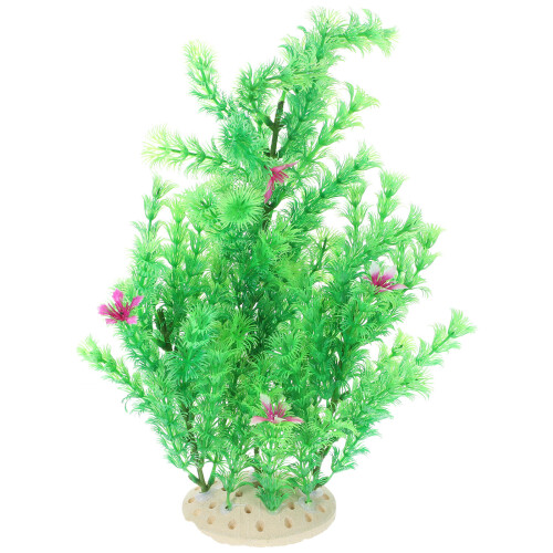 1Pc Artificial Aquatic Plant For Fish Tank Green Decor 2