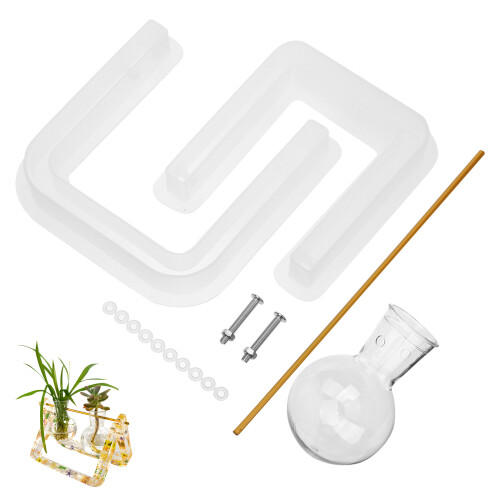 1Set Silicone Propagation Rack Mold DIY Vase Stand Kit for Storage