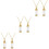 6 Pcs Pet Urn Necklaces Pendant For Ashes Keepsake 7