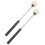 2St Duurzame Felt Drum Mallets Met Zwarte Rvs Voor Drummers 8