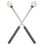 2St Duurzame Felt Drum Mallets Met Zwarte Rvs Voor Drummers 5