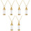 6 Pcs Pet Urn Necklaces Pendant For Ashes Keepsake 5