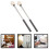 2St Duurzame Felt Drum Mallets Met Zwarte Rvs Voor Drummers 7