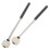 2St Duurzame Felt Drum Mallets Met Zwarte Rvs Voor Drummers 4
