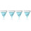 2 Pairs Triangle Turquoise Stud Earrings For Women 2