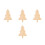4Pcs Multipurpose Plywood Christmas Tree Food Display Boards 8