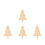 4Pcs Multipurpose Plywood Christmas Tree Food Display Boards 5