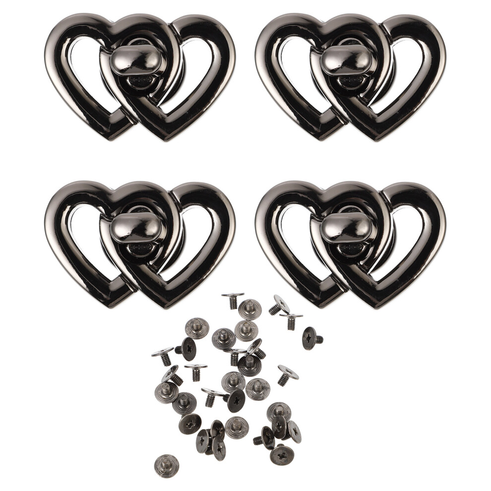 4Pcs Luggage Locks Double Heart Lock Buckles Bag Accessory-image-OPC-PKXCWQ5-NEW