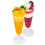 2pcs artificial ice cream fruit dessert cupcake models for photo props 5
