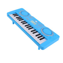 Kinder 37-Tasten Tragbares Digitalpiano Blau Bildungs-Musikinstrument Spielzeug