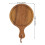 wooden pizza tray steak serving plate for barbecue snacks 2