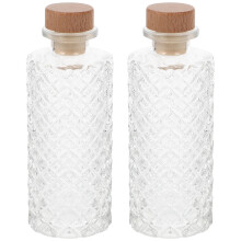 2Pcs Seasoning Bottles With Lid For Outdoor Picnic Wine Whiskey