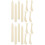 16 Pcs Plastic Bone Folder Paper Creaser For Paper Crafts Bookbinding 7