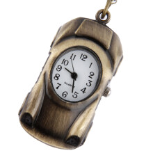 Vintage Pocket Watch Alloy Necklace Creative Car Key Chain