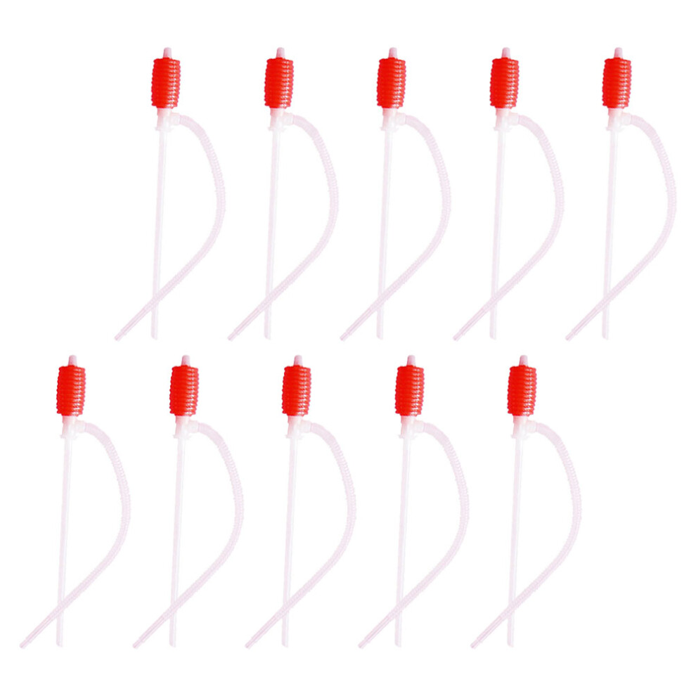 10Pcs Car Fuel Siphon Pump Transfer Hose Handheld Oil Tool 3361299533615