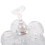 2 Pcs Glitter Flower Magnetic Nail Tips Stand With 8