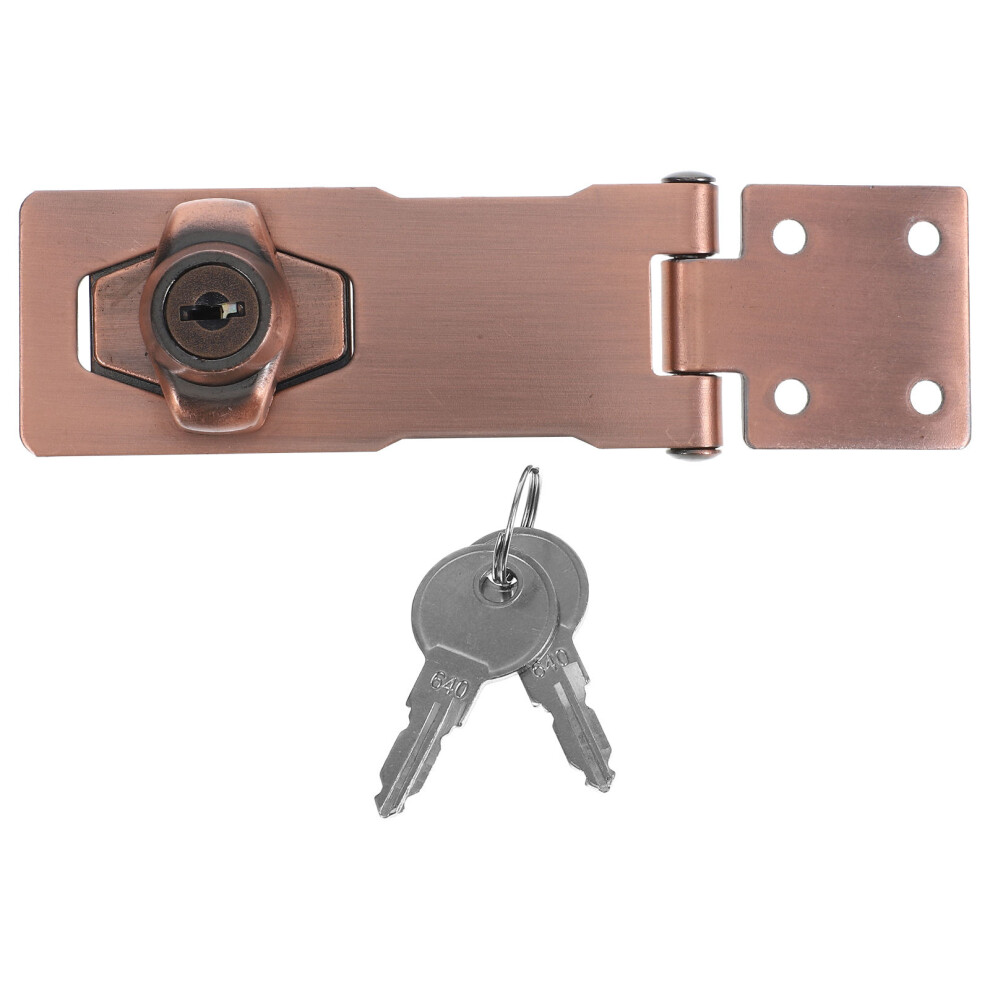 Set Of Hasp Latch For Barn Door With Padlock And Hinge 3361299570320