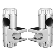 2Stk Handbrausehalter ABS Verstellbar Antirutsch Badzubehör