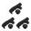 3Pcs Trekking Poles Handle Grip With Compass 8
