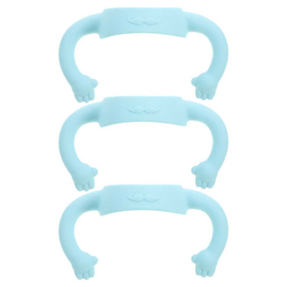 3Pcs Silicone Baby Bottle Handle Grip For Newborns Vaguelly