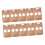 20Pcs Coffee Holder Paper Two Slots Khaki 1