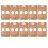 20Pcs Coffee Holder Paper Two Slots Khaki 5