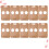 20Pcs Coffee Holder Paper Two Slots Khaki 7