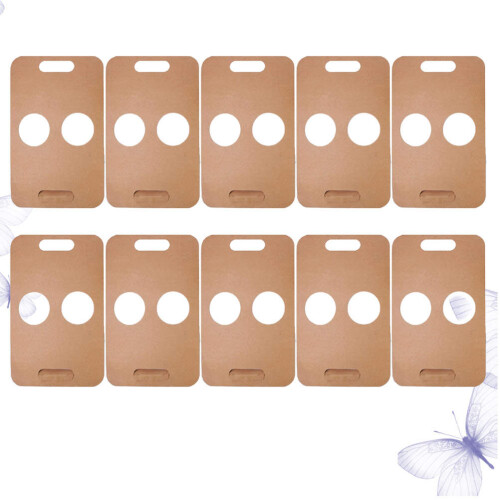 20Pcs Coffee Holder Paper Two Slots Khaki 1