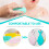 Baby Bath Brush Silicone Whale Body Scrubber 8
