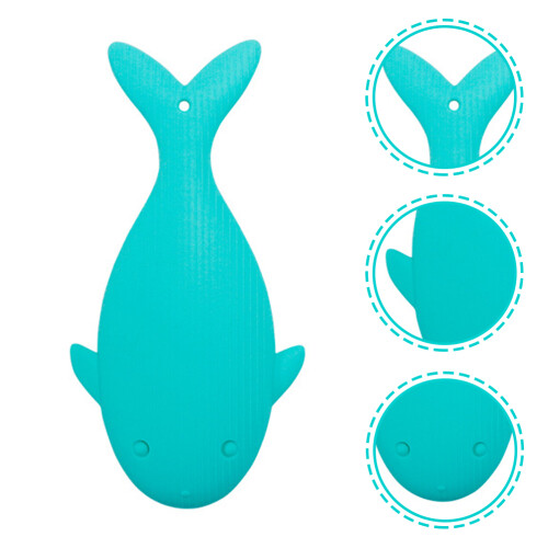 Baby Bath Brush Silicone Whale Body Scrubber 1