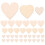 200Pcs Wooden Heart Cutouts For Craft And Decor Projects 3