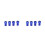 8Pcs Premium Aluminum to Pump Adapters Blue for Bikes 5