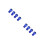 8Pcs Premium Aluminum to Pump Adapters Blue for Bikes 6