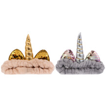 2Pcs Creative Unicorn Hair Band Headwear Accessory