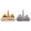2Pcs Creative Unicorn Hair Band Headwear Accessory 1