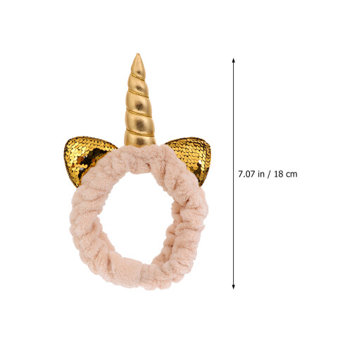 2Pcs Creative Unicorn Hair Band Headwear Accessory 1