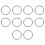 10 Pcs Round O-Ring Buckles Snap Hooks For Diy Bag 2
