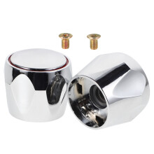 5 Sets Replacement Hot Cold Water Knobs For Shower Bathtub Faucet