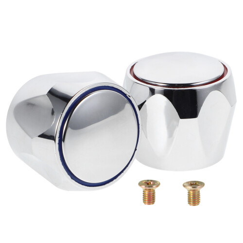 5 Sets Replacement Hot Cold Water Knobs For Shower Bathtub Faucet 2