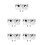 5 Sets Replacement Hot Cold Water Knobs For Shower Bathtub Faucet 9
