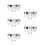 5 Sets Replacement Hot Cold Water Knobs For Shower Bathtub Faucet 4