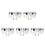 5 Sets Replacement Hot Cold Water Knobs For Shower Bathtub Faucet 6