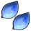 2Pcs Ceramic Ink Dish Leaf Shape Calligraphy Brush Tray 1