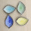 2Pcs Ceramic Ink Dish Leaf Shape Calligraphy Brush Tray 6