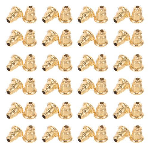 100Pcs Metal Earring Lifters Backs Diy Earring Backs