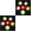 8 Pcs Led Lotus Water Lily Pool Decor 8
